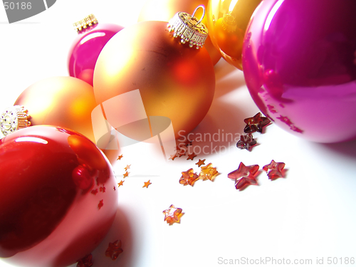 Image of christmas baubles