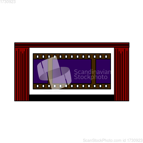 Image of Cinema Theater Auditorium Icon