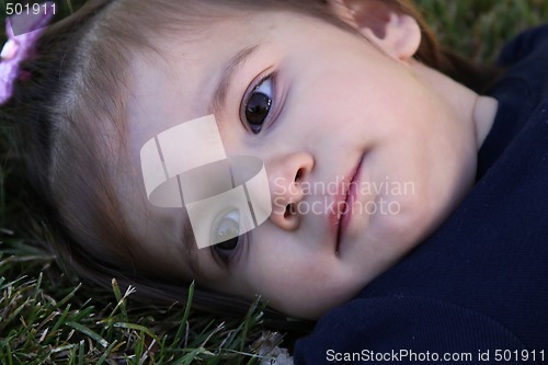 Image of Close up on a Cute Girl