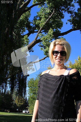 Image of Woman in the Park