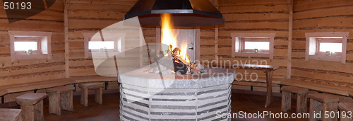 Image of Wooden sauna Timmerbastu in Vålådalen north Sweden