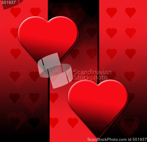 Image of Valentines Day Black Heart