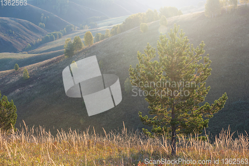 Image of Beauty sunrise in the mountains