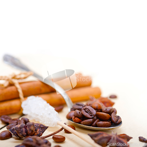 Image of coffe sugar and spice