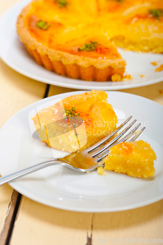 Image of fresh pears pie dessert cake