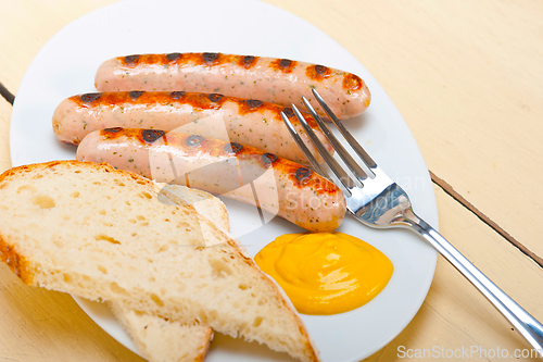 Image of traditional German wurstel sausages