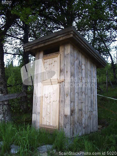 Image of Toilet outside the cabbin