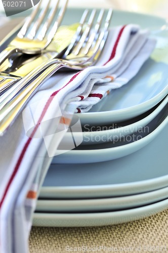 Image of Plates and cutlery