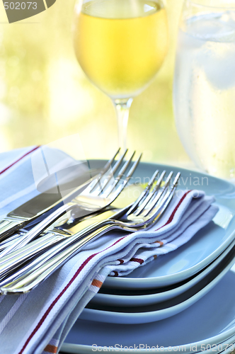 Image of Plates and cutlery