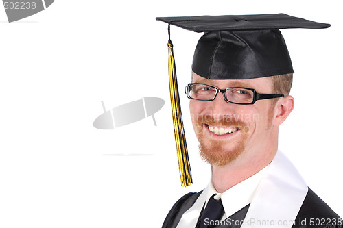 Image of happy graduation a young man