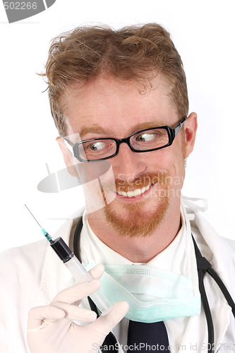 Image of doctor with injection 