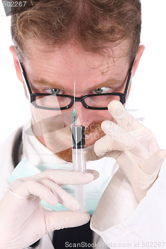 Image of doctor with injection 