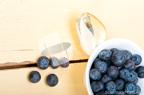 Image of fresh blueberry bowl