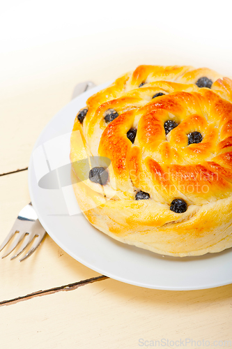 Image of blueberry bread cake dessert