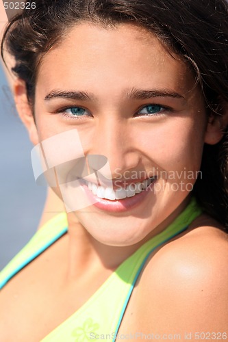 Image of smiling teenage girl