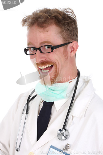 Image of Portrait of smiling doctor