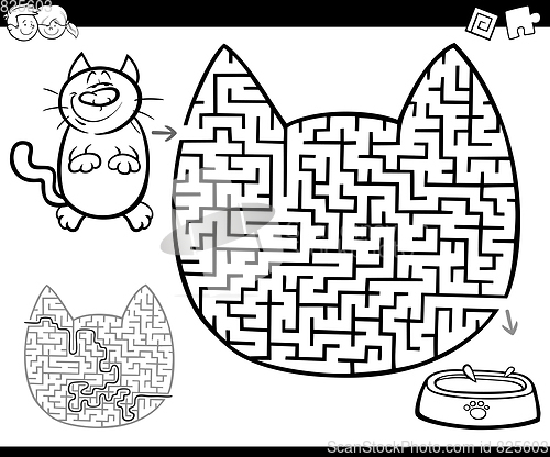 Image of maze or labyrinth activity