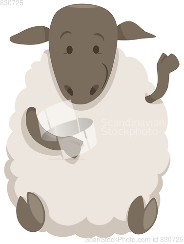 Image of sheep cartoon farm animal