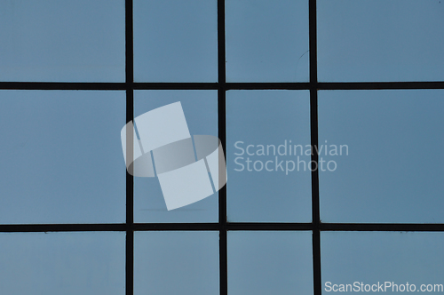 Image of blue windows abstract