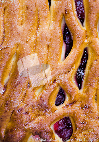 Image of Cherry sweet and tasty cake