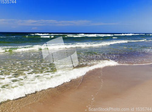Image of sandy beach sea