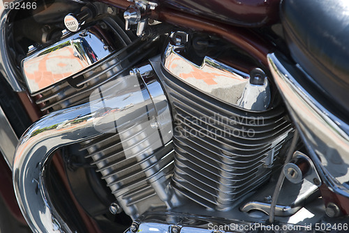 Image of Motorbike engine