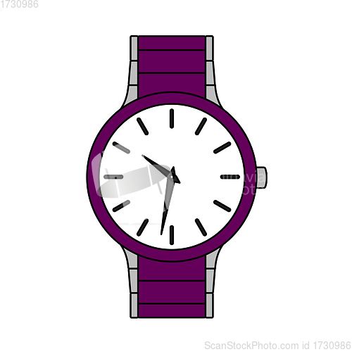 Image of Business Woman Watch Icon