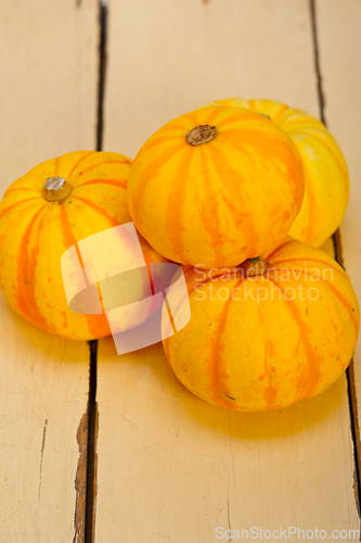 Image of fresh yellow pumpkin