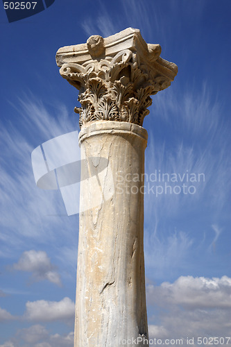 Image of detail of a roman column