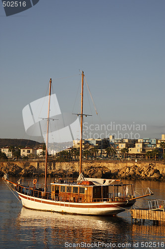 Image of traditional greek schooner