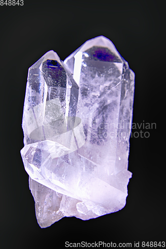 Image of crystal mineral isolated