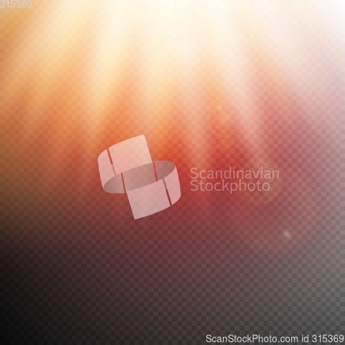 Image of Sunlight or burst special light effect. EPS 10