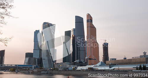 Image of Moscow city (Moscow International Business Center) , Russia