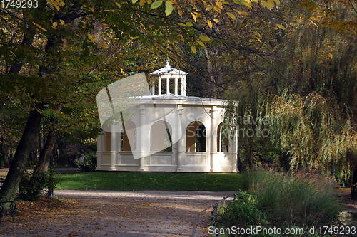 Image of Pavilion in park Maksimir Zagreb