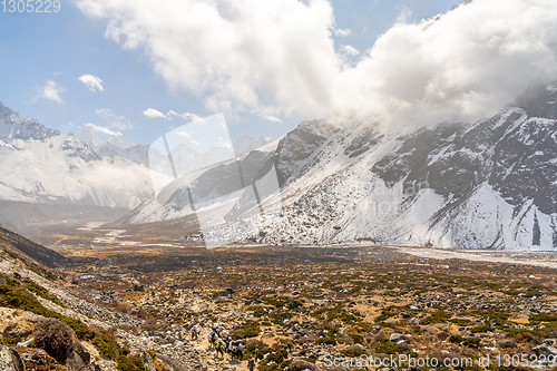 Image of Taboche summit in Himalayas Nepal