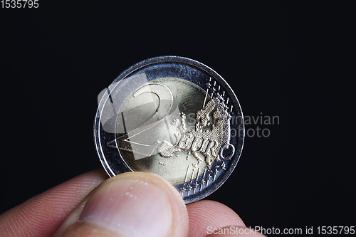 Image of two Euro coin