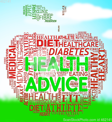 Image of Health Advice Means Wellbeing Guidance And Advisory