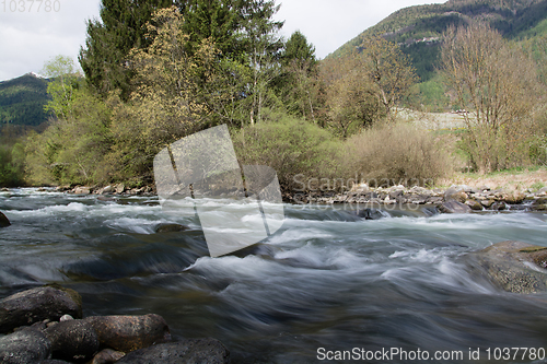 Image of River Noce in South Tyrol, Italy