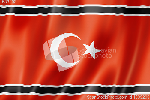 Image of Aceh people ethnic flag, Indonesia