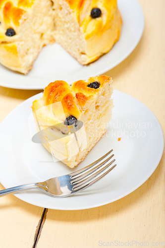 Image of blueberry bread cake dessert