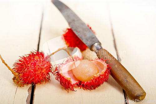 Image of fresh rambutan fruits