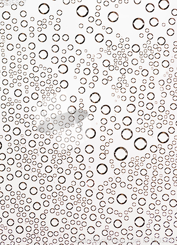 Image of lots of drops of condensate