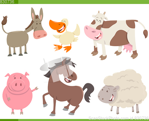 Image of farm animals collection