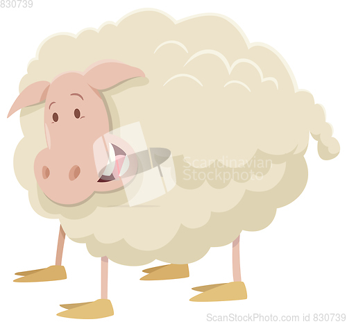 Image of farm sheep animal character