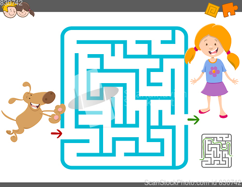 Image of maze laisure activity game