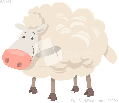 Image of sheep animal character cartoon