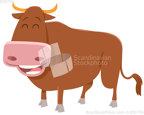 Image of bull farm animal