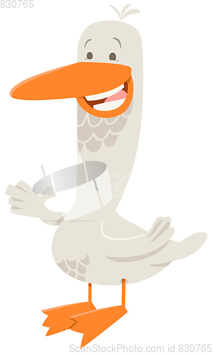 Image of goose farm animal character