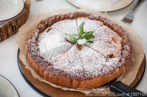 Image of Apples pie on the table