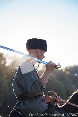 Image of descendants of the Cossacks in the Altai